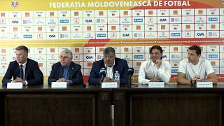 Conferința de presă a selecționatei de veterani a Moldovei