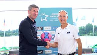 Fotbal pe plajă. Conferința de presă dinaintea Campionatului European EBSL